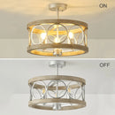 Retro American vintage ceiling light French farmhouse