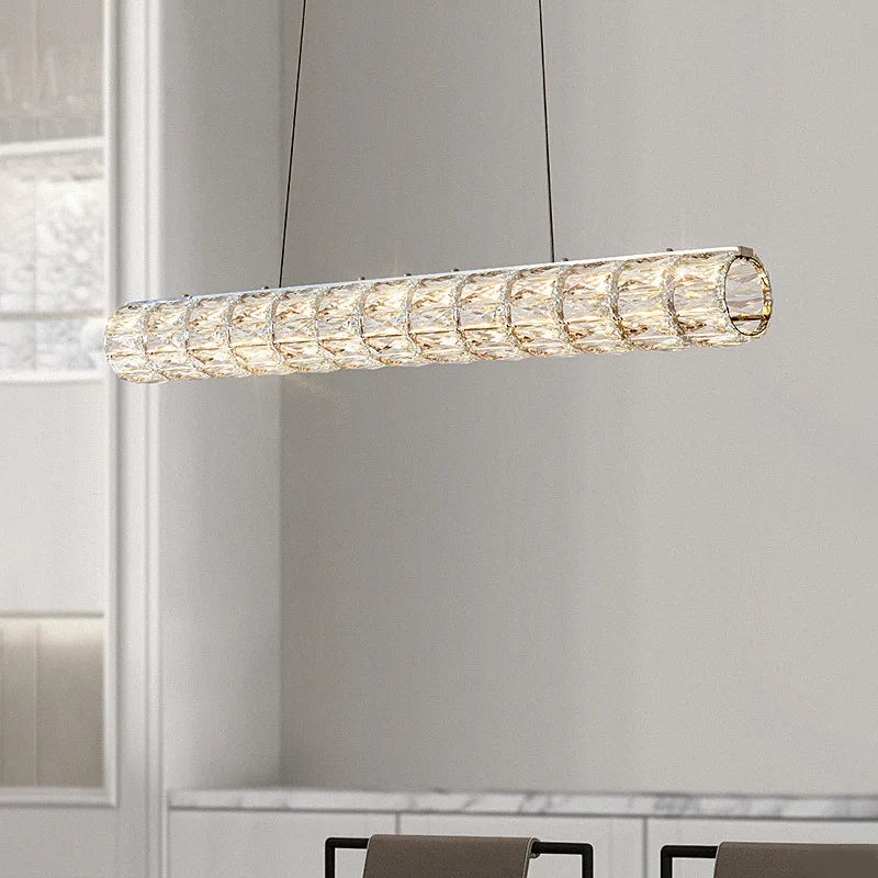 Modern crystal pendant light for elegant lighting