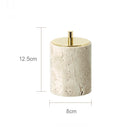 elegant travertine bathroom accessory set