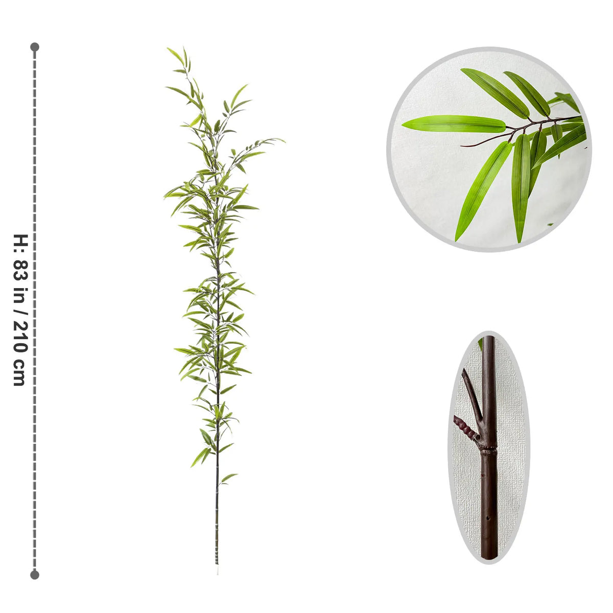 Artificial bamboo leaves for event and party decoration - vue 15 sur 23
