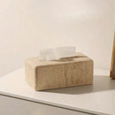 modern resin tissue box for creative decoration