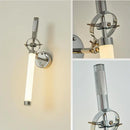 Nordic style industrial metal wall light with LED lampshade
