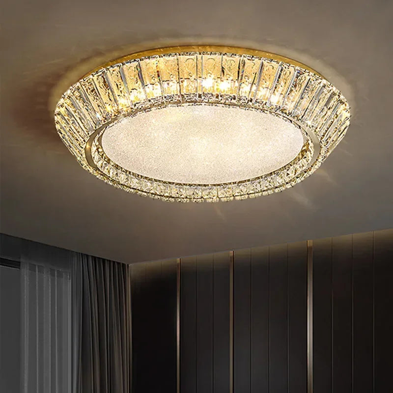 Nordic luxury crystal ceiling light for interior decoration