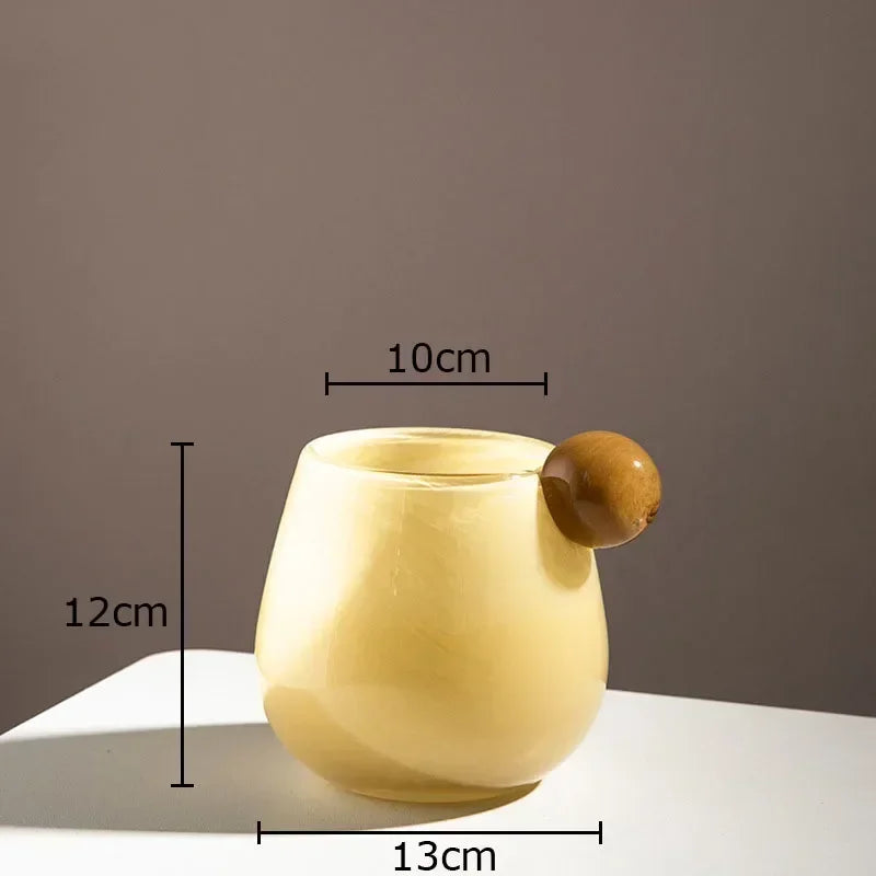 candy glass vase for aesthetic floral decoration