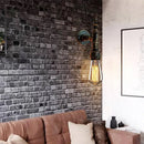 Retro water pipe wall light decorative indoor fixture