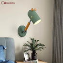 Modern wall light for children's room cartoon style