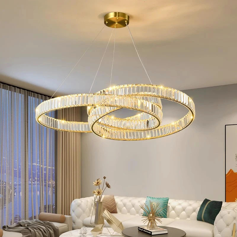 Modern crystal chandelier for home decor