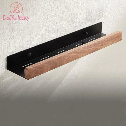 bathroom storage wall shelf - vue 6 sur 14