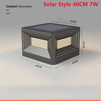 Modern solar lawn lamp for outdoor lighting
