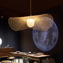 Creative bamboo pendant light for modern indoor lighting
