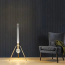 Adjustable nordic clear glass light tube pendant