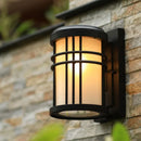Vintage waterproof glass outdoor wall light