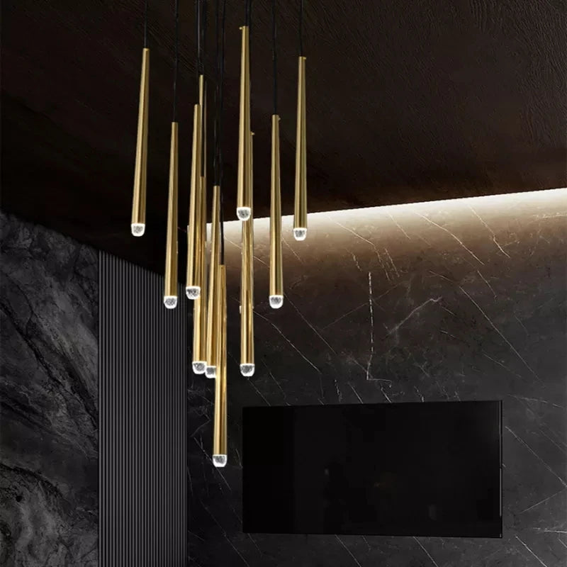 Modern crystal chandelier for elegant indoor lighting - vue 3 sur 17