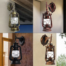 Vintage rustic industrial outdoor wall light