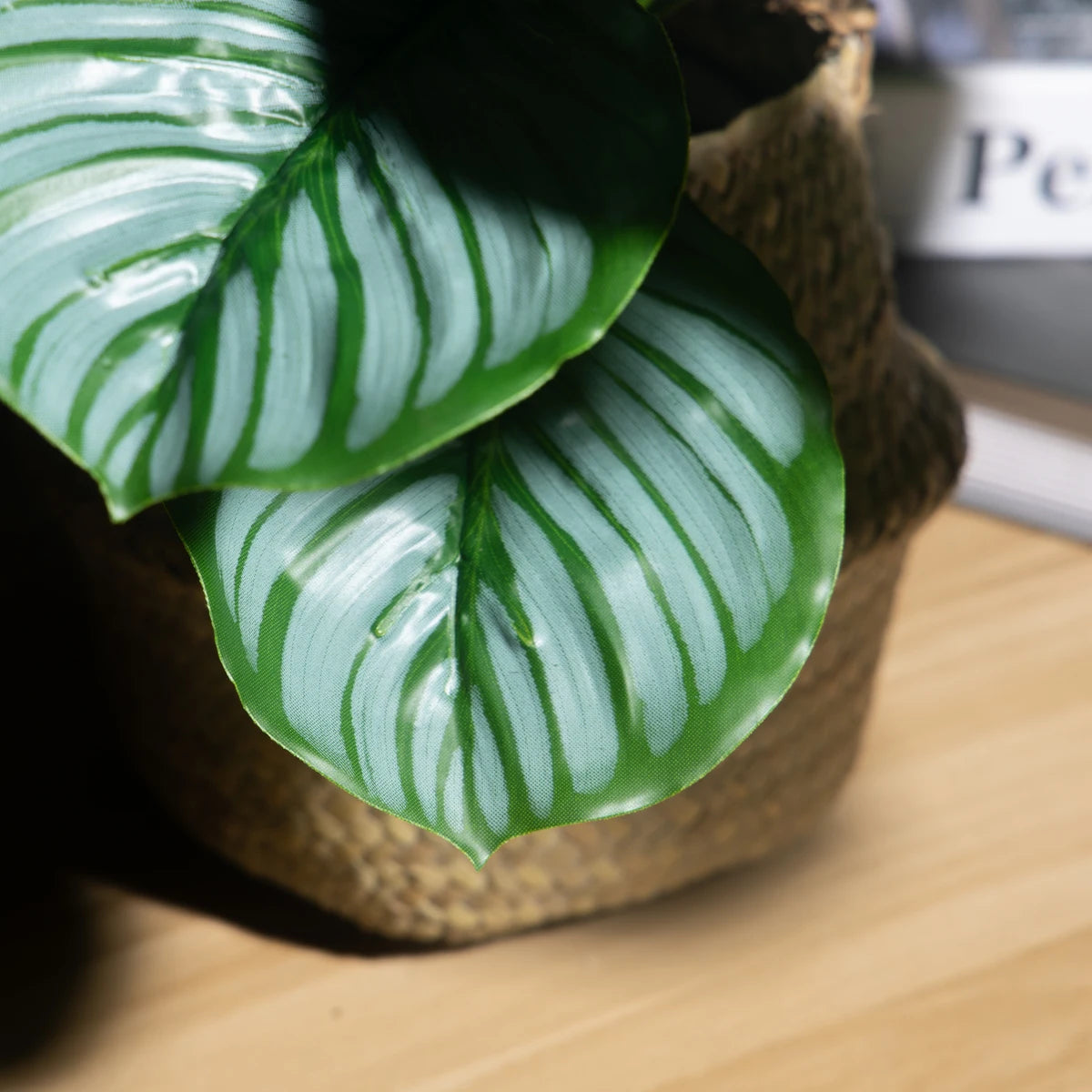 Artificial monstera tree with tropical foliage for indoor and outdoor decoration