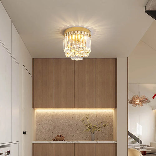 Luxury style crystal ceiling light for creative lighting - vue 5 sur 7