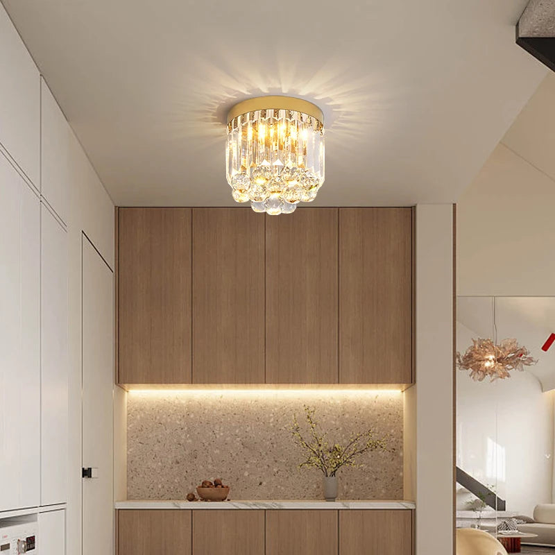 Luxury style crystal ceiling light for creative lighting - vue 5 sur 7