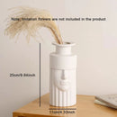 Greek ceramic vase human head for interior decoration