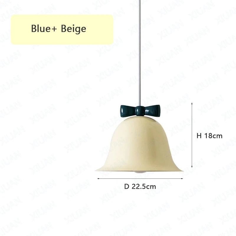 Children's pendant light with bow tie - vue 13 sur 19