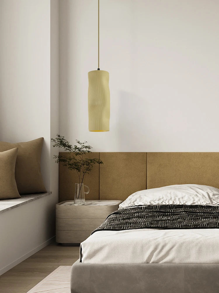 Nordic retro wabi sabi LED pendant light home decoration - vue 3 sur 8