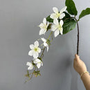 Artificial silk jasmine branch for festive decoration