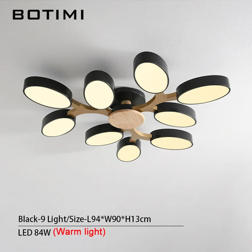 Grey tree-shaped LED ceiling light - vue 23 sur 32