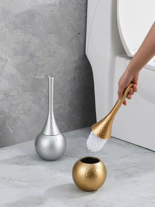 luxury bathroom brush set with cleaning accessories - vue 2 sur 8