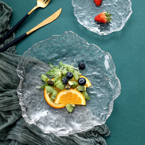 Decorative glass trays for storage and home decoration - vue 6 sur 8