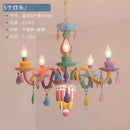 Kawaii crystal rainbow chandelier for children's bedroom decor