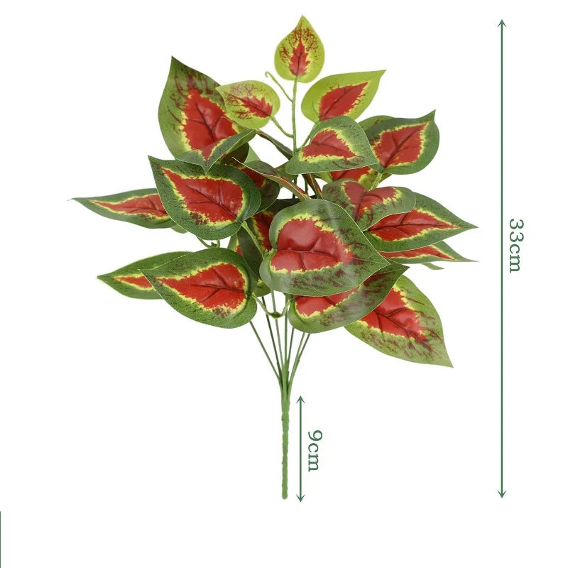 Artificial silk bamboo leaves for elegant decoration - vue 30 sur 32