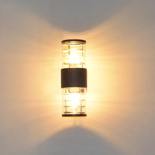 Waterproof outdoor E27 wall light