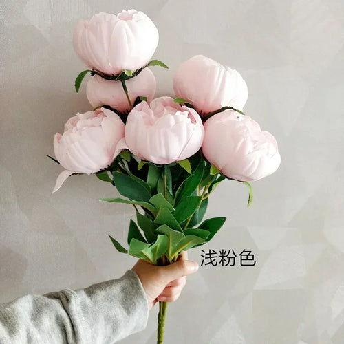 Artificial peony bouquets for elegant home decoration - vue 12 sur 14
