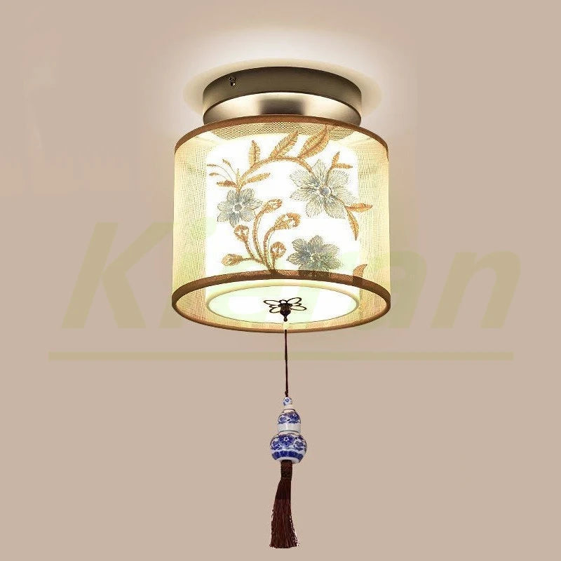 Modern lotus bird LED ceiling light for hotel decoration - vue 25 sur 30