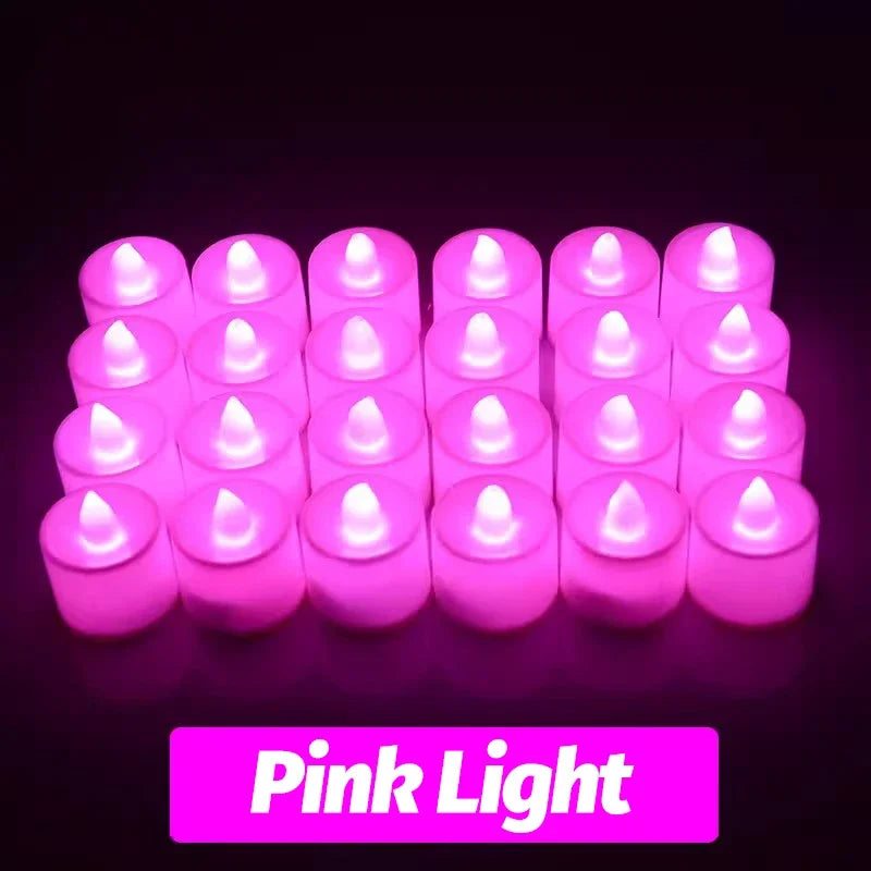 flameless led candles for wedding party decoration Christmas heart shaped - vue 13 sur 14