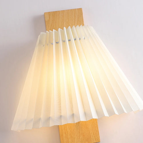 Creative pleated wall light with on/off switch - vue 6 sur 8