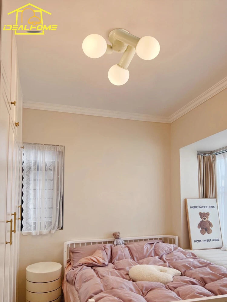 Modern simple LED ceiling light for warm interior decor - vue 3 sur 7