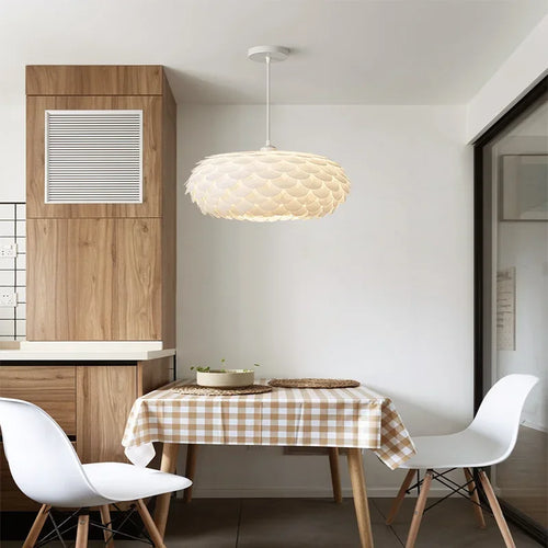 lustre à led en forme de poisson nordique pour décoration intérieure - vue 5 sur 9