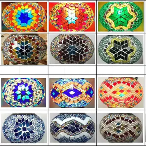 Handcrafted bohemian retro moon-shaped decorative wall light - vue 6 sur 14