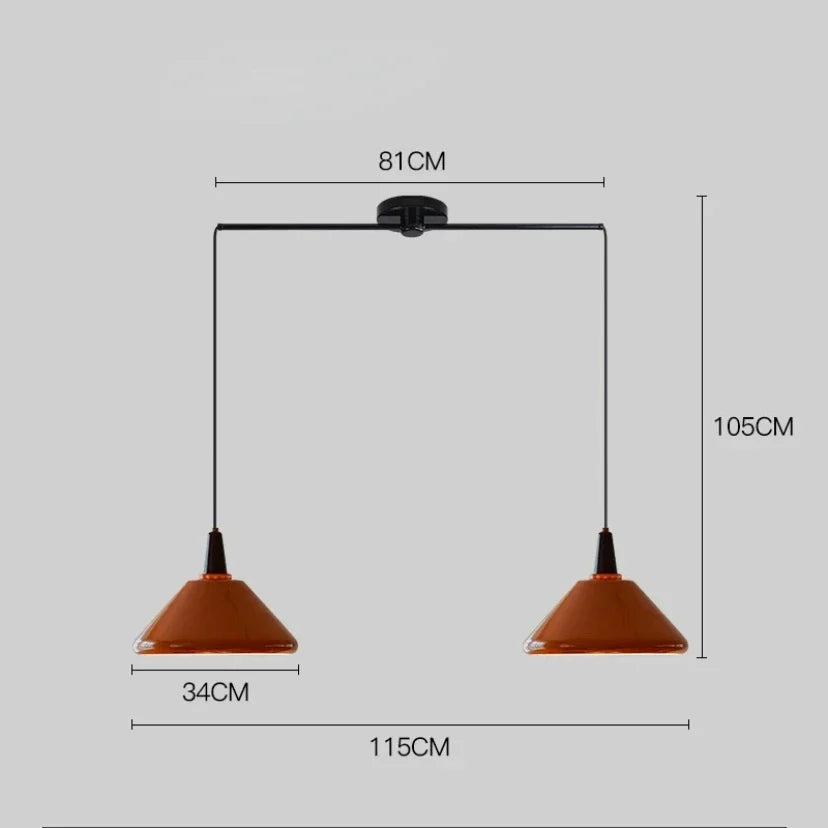 Modern macarone led chandelier for stylish interiors