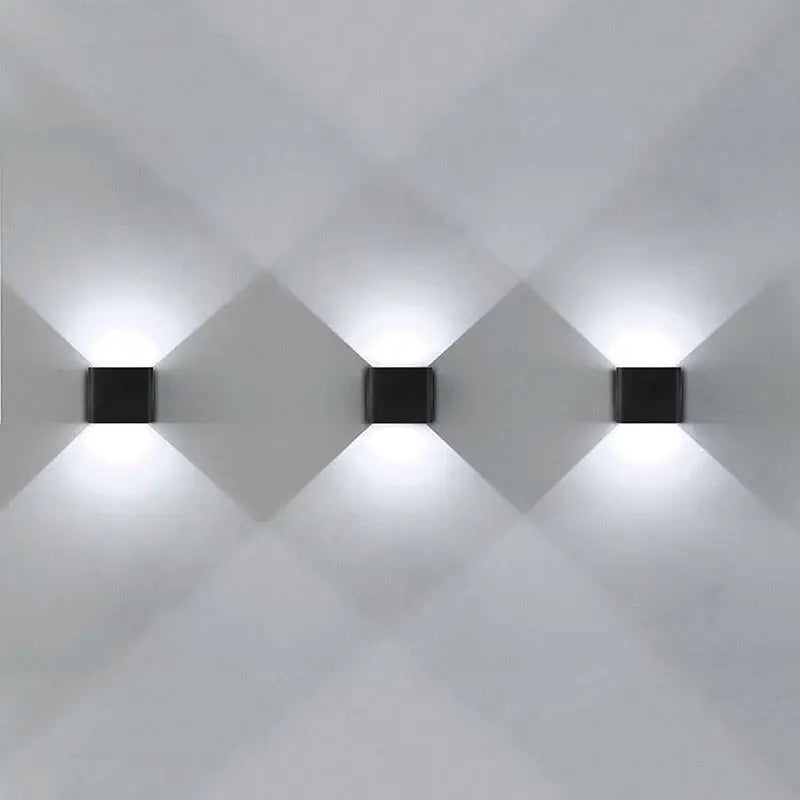 Modern waterproof aluminium wall light for outdoor decoration