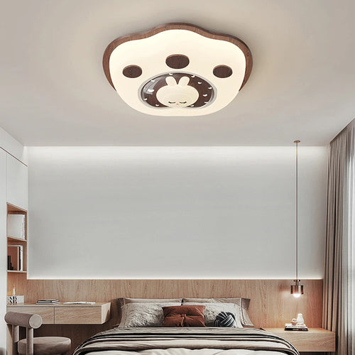 Creative LED cat animal chandelier for children - vue 3 sur 12