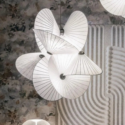 Nordic serpentine fabric chandelier for elegant interiors - vue 7 sur 7