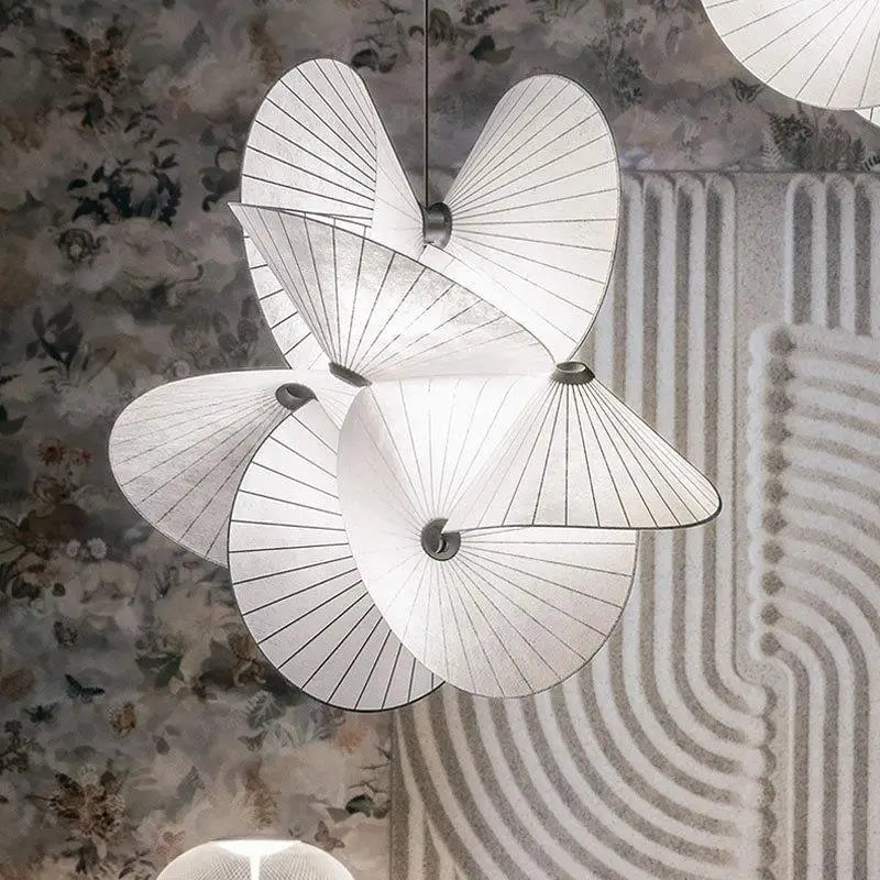Nordic serpentine fabric chandelier for elegant interiors - vue 6 sur 7