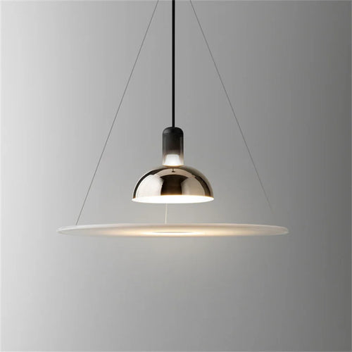 Nordic creative UFO-inspired LED chandelier for interior decor - vue 3 sur 6