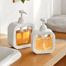 refillable soap dispenser for shower gel and portable lotion