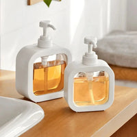 refillable soap dispenser for shower gel and portable lotion