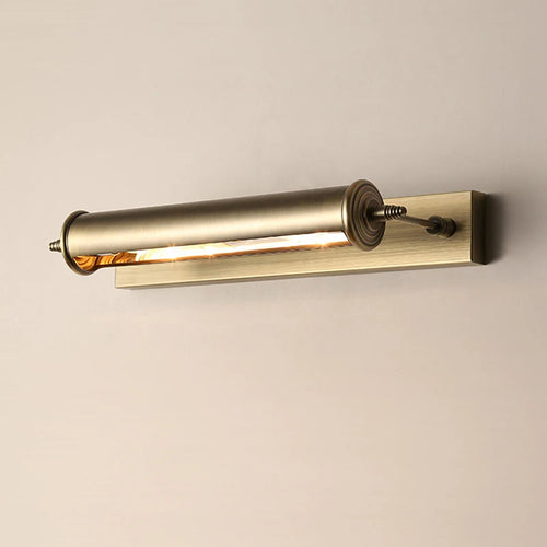 Vintage bronze wall light with replaceable bulb european style - vue 4 sur 6