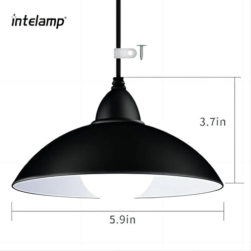 Super bright solar pendant chandelier with waterproof remote control - vue 5 sur 6