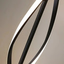 Minimalist geometric line floor lamp for modern interiors