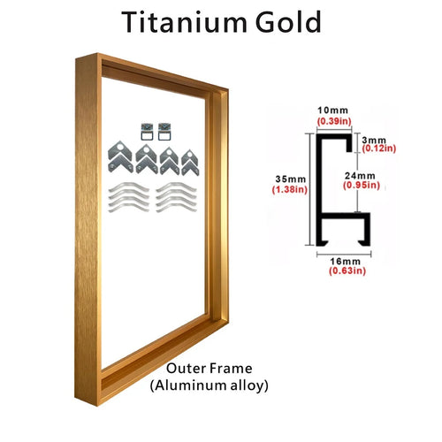 Metal frames for oil paintings and wall decorations - vue 13 sur 13